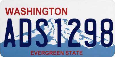 WA license plate ADS1298