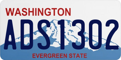 WA license plate ADS1302