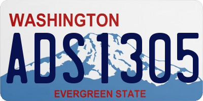 WA license plate ADS1305