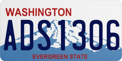 WA license plate ADS1306