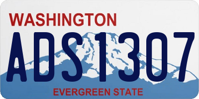 WA license plate ADS1307