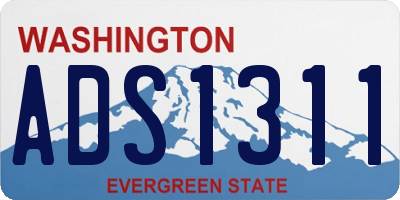 WA license plate ADS1311