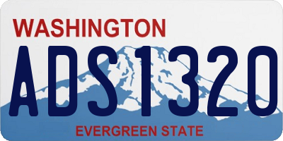 WA license plate ADS1320