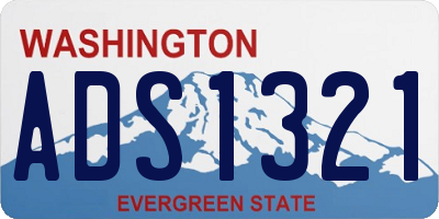 WA license plate ADS1321