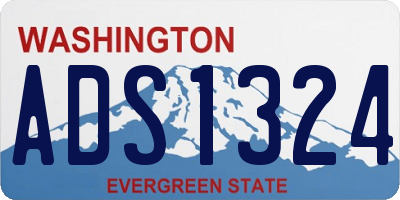 WA license plate ADS1324