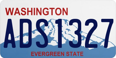 WA license plate ADS1327