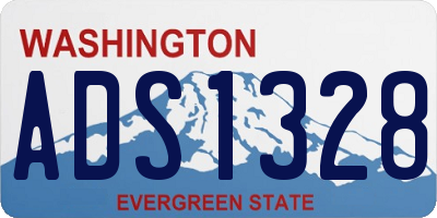 WA license plate ADS1328