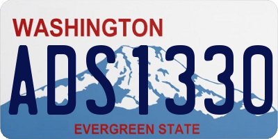 WA license plate ADS1330