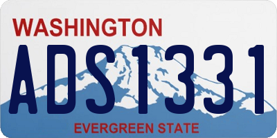 WA license plate ADS1331