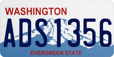 WA license plate ADS1356