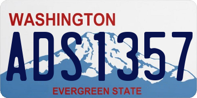 WA license plate ADS1357