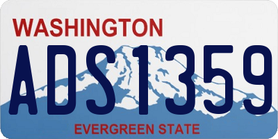 WA license plate ADS1359