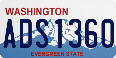 WA license plate ADS1360
