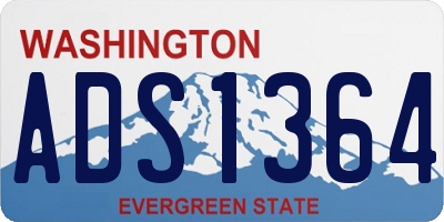 WA license plate ADS1364