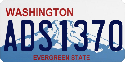 WA license plate ADS1370