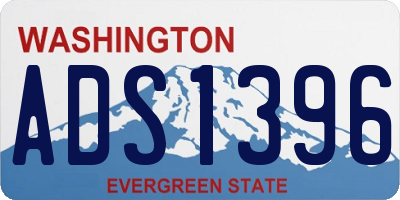 WA license plate ADS1396