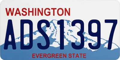 WA license plate ADS1397