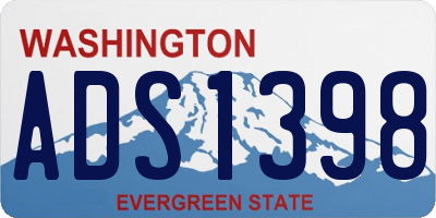 WA license plate ADS1398