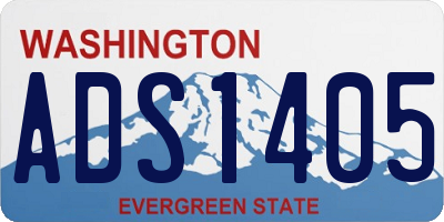 WA license plate ADS1405
