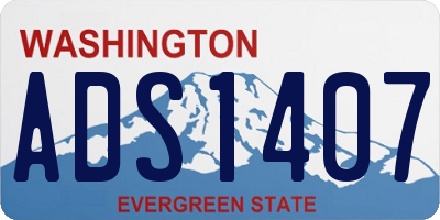 WA license plate ADS1407