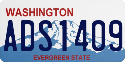WA license plate ADS1409