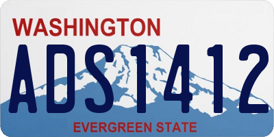 WA license plate ADS1412