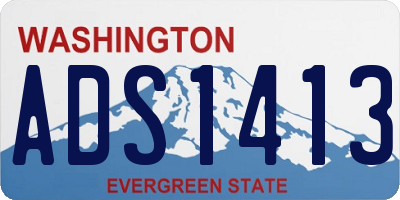 WA license plate ADS1413