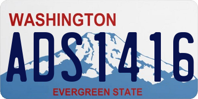 WA license plate ADS1416