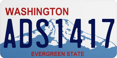 WA license plate ADS1417
