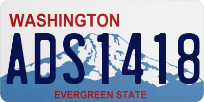 WA license plate ADS1418