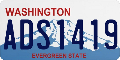 WA license plate ADS1419