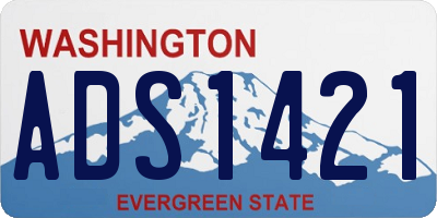 WA license plate ADS1421