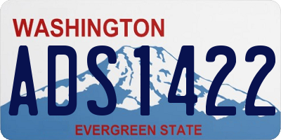 WA license plate ADS1422