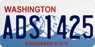 WA license plate ADS1425