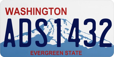 WA license plate ADS1432
