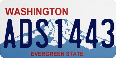 WA license plate ADS1443