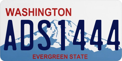 WA license plate ADS1444