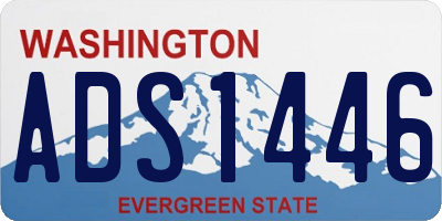 WA license plate ADS1446