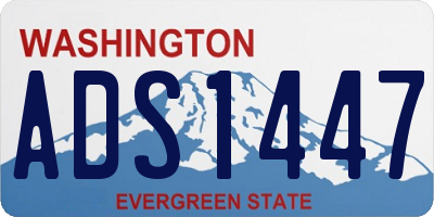 WA license plate ADS1447