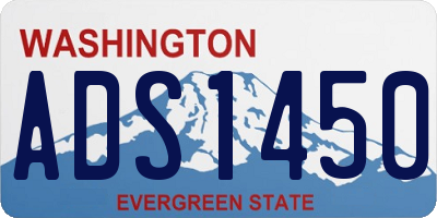 WA license plate ADS1450
