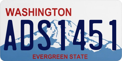 WA license plate ADS1451