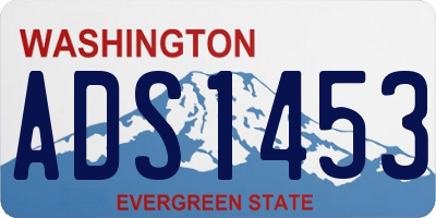 WA license plate ADS1453