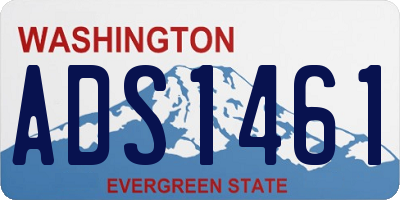 WA license plate ADS1461