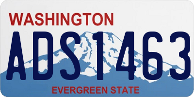 WA license plate ADS1463