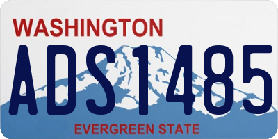 WA license plate ADS1485