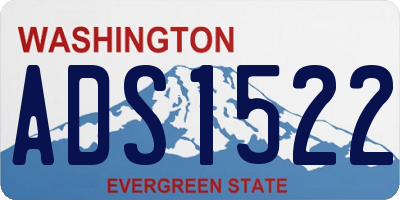 WA license plate ADS1522