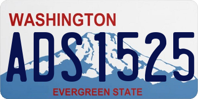 WA license plate ADS1525