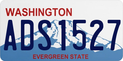 WA license plate ADS1527