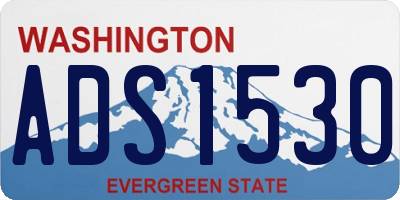 WA license plate ADS1530