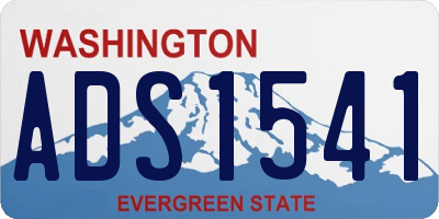 WA license plate ADS1541